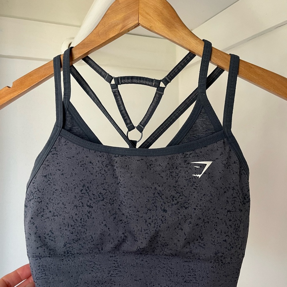 Gymshark Blue Strappy Sports Bra
